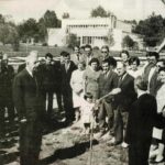 Inauguration du Radiotélescope décimétrique par le général de Gaulle